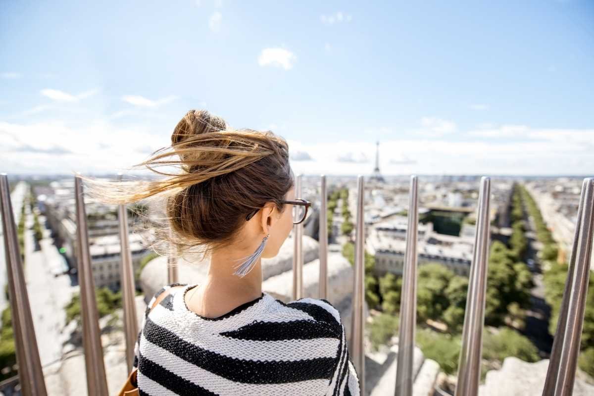 Arc de Triomphe view from Champs Elysees - Paris 7 Days Itinerary