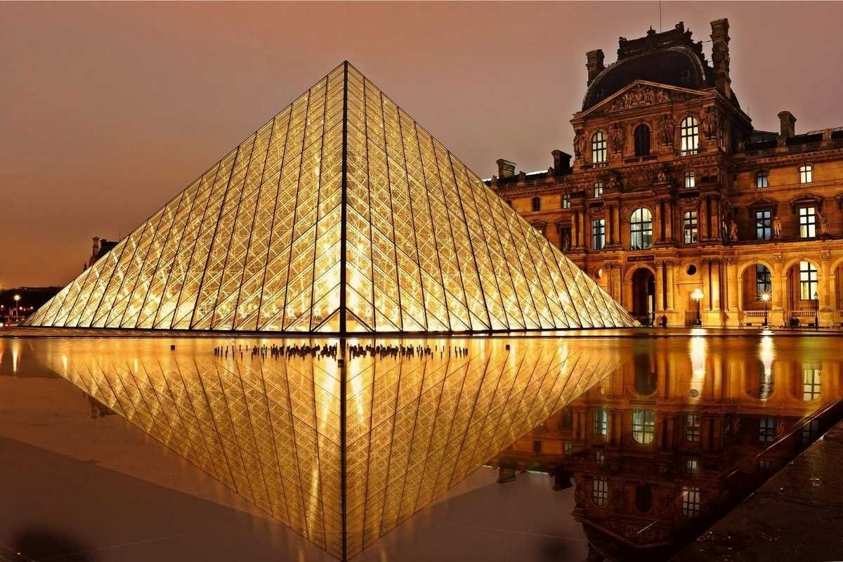 Louvre Museum and Tuileries Garden in Paris