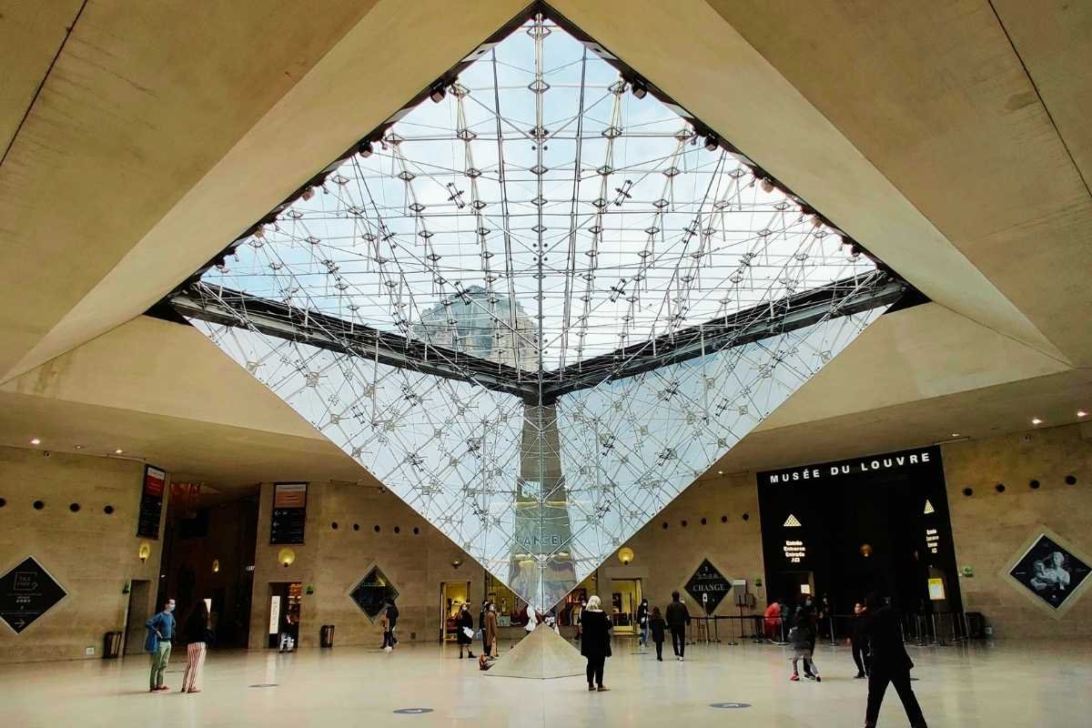 warm indoor museum time used as a weather anchor while outside streets are wet