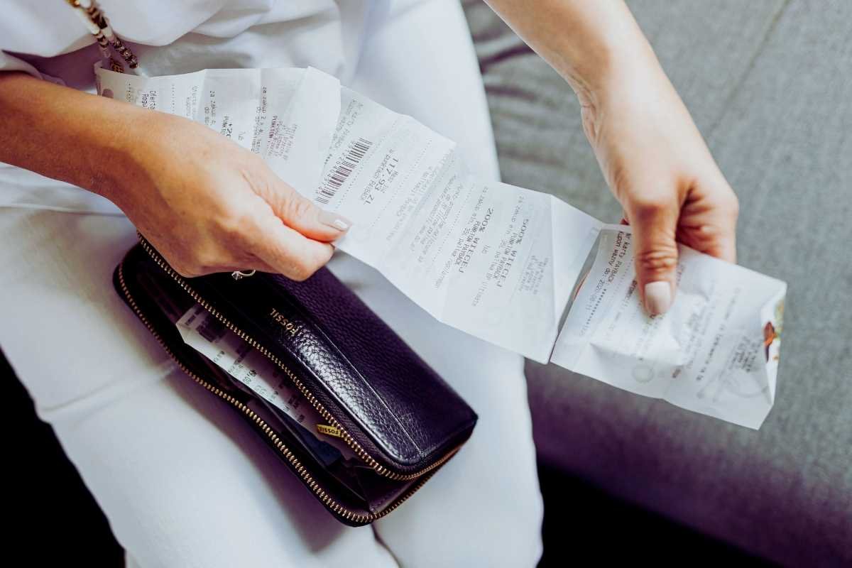 travel receipts at cafe controlling hidden costs