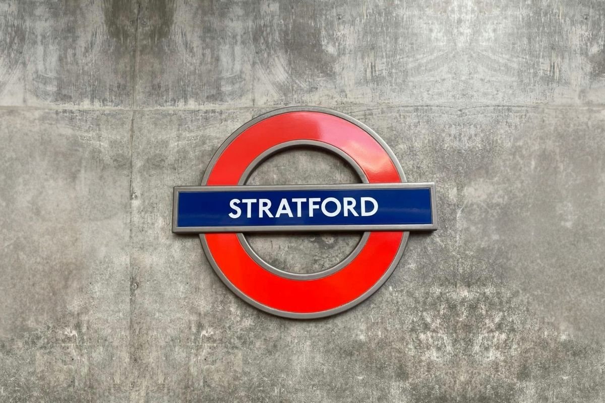 Stratford London transport hub — a budget-friendly area choice for tourists who want fast connections to central London