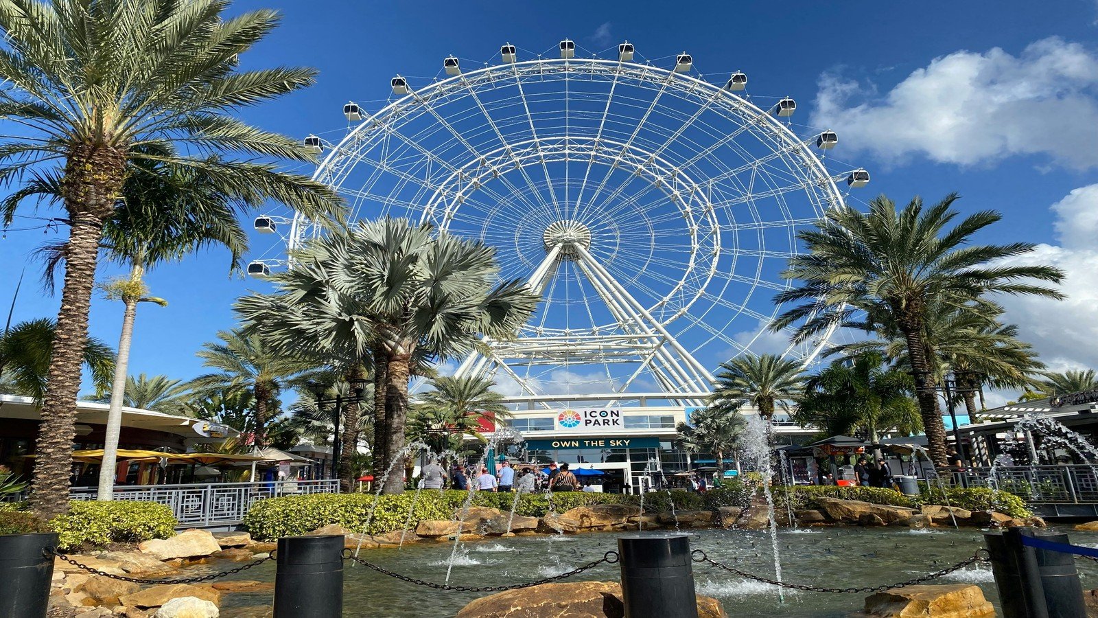 ICON Park and International Drive attractions area in Orlando