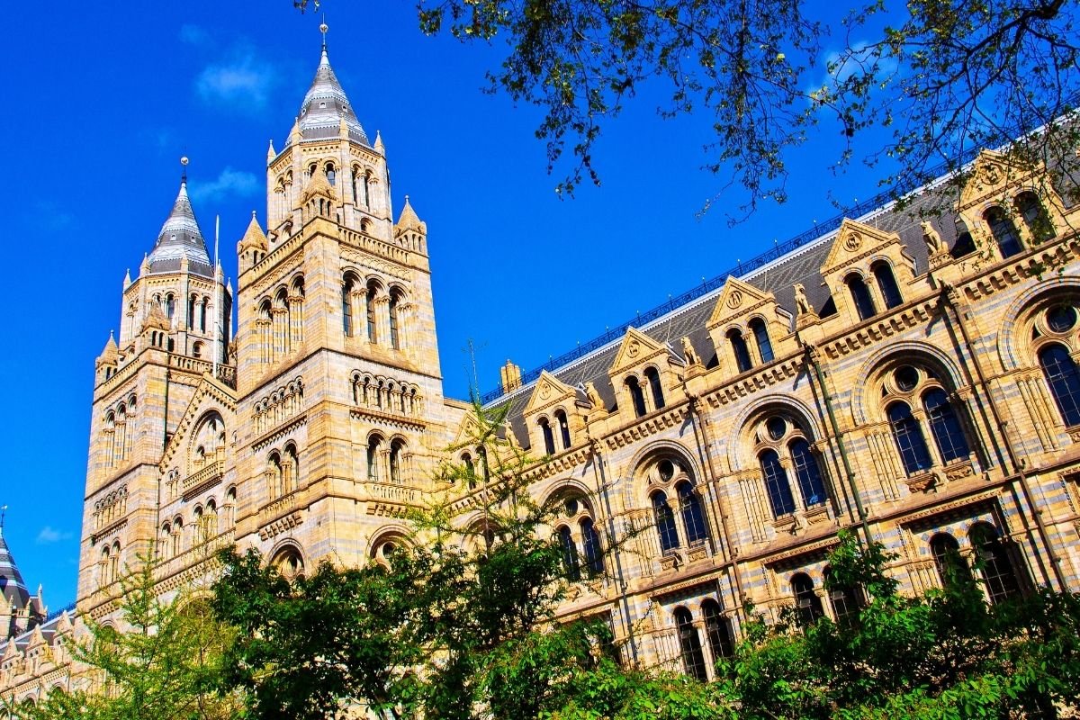 Kensington Museums free cluster plan in London showing Natural History Museum, V&A, and Science Museum close together for a rain-proof half-day itinerary