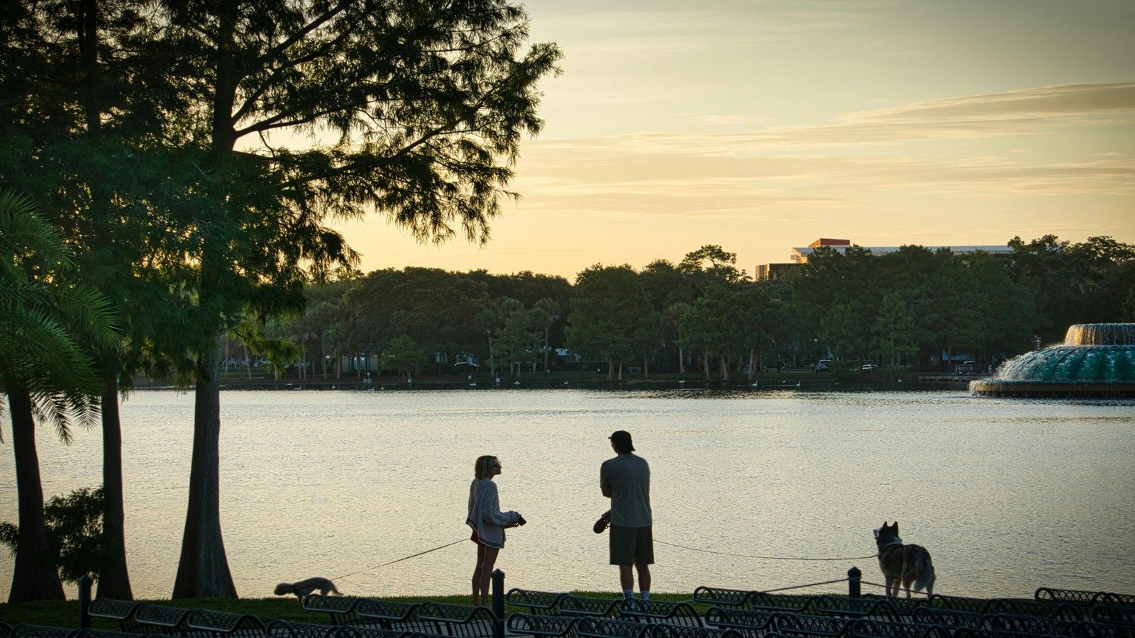 Different travel styles enjoying a calmer side of Orlando near Lake Eola