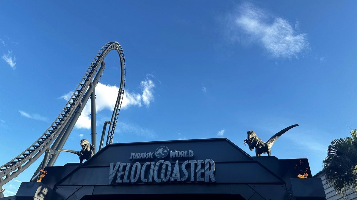 VelociCoaster at Islands of Adventure for day two of an Orlando 4 day itinerary