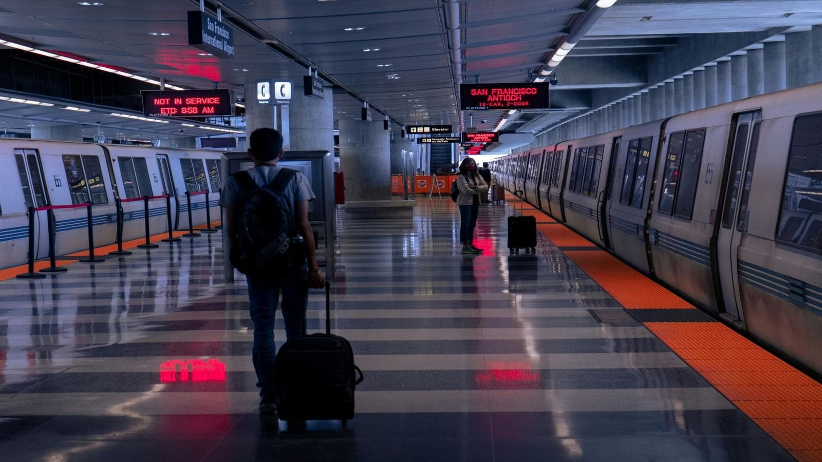 Travelers using airport transportation and public transit between World Cup 2026 host cities in the United States