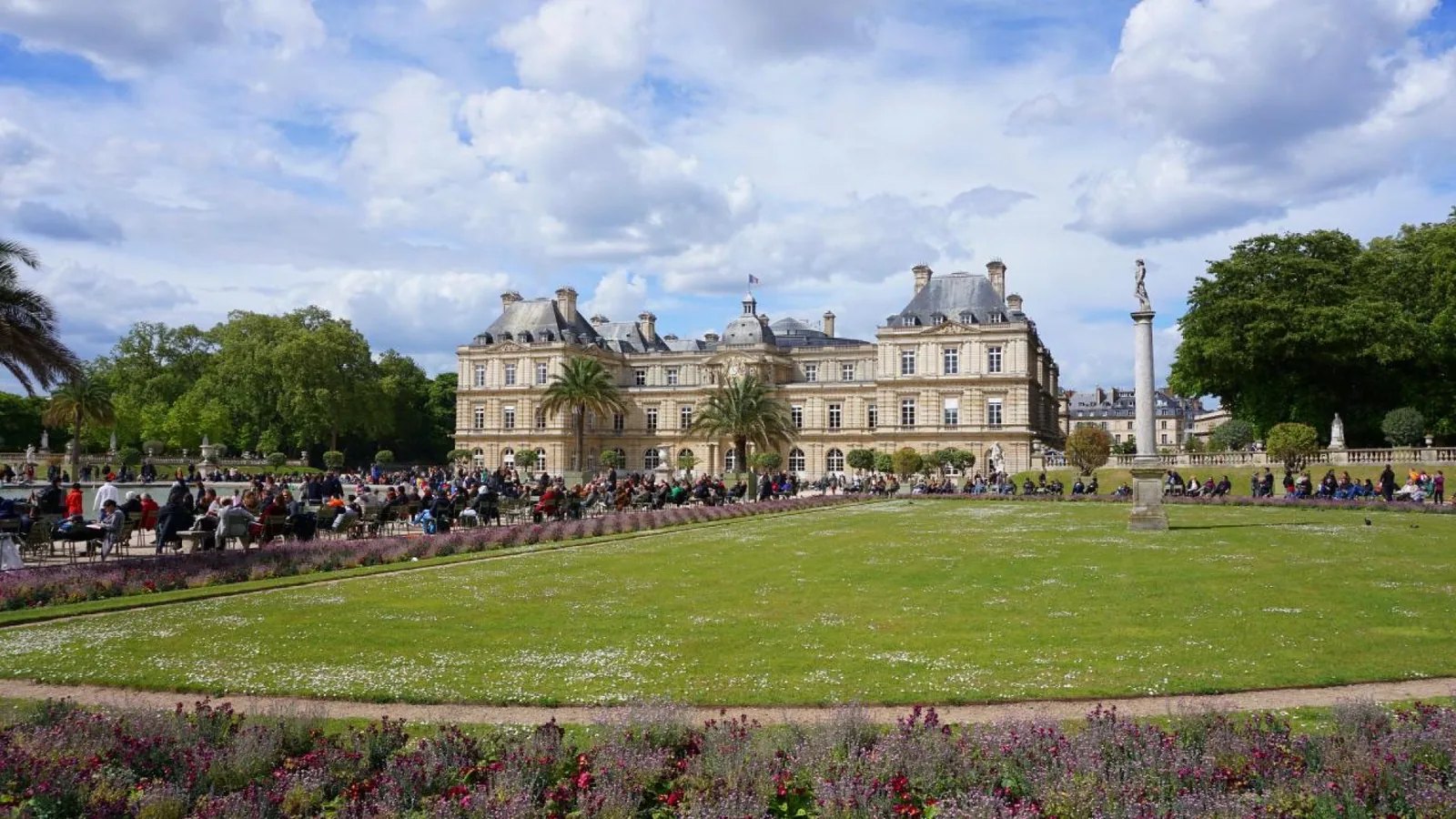Luxembourg Gardens near the Latin Quarter in Paris.